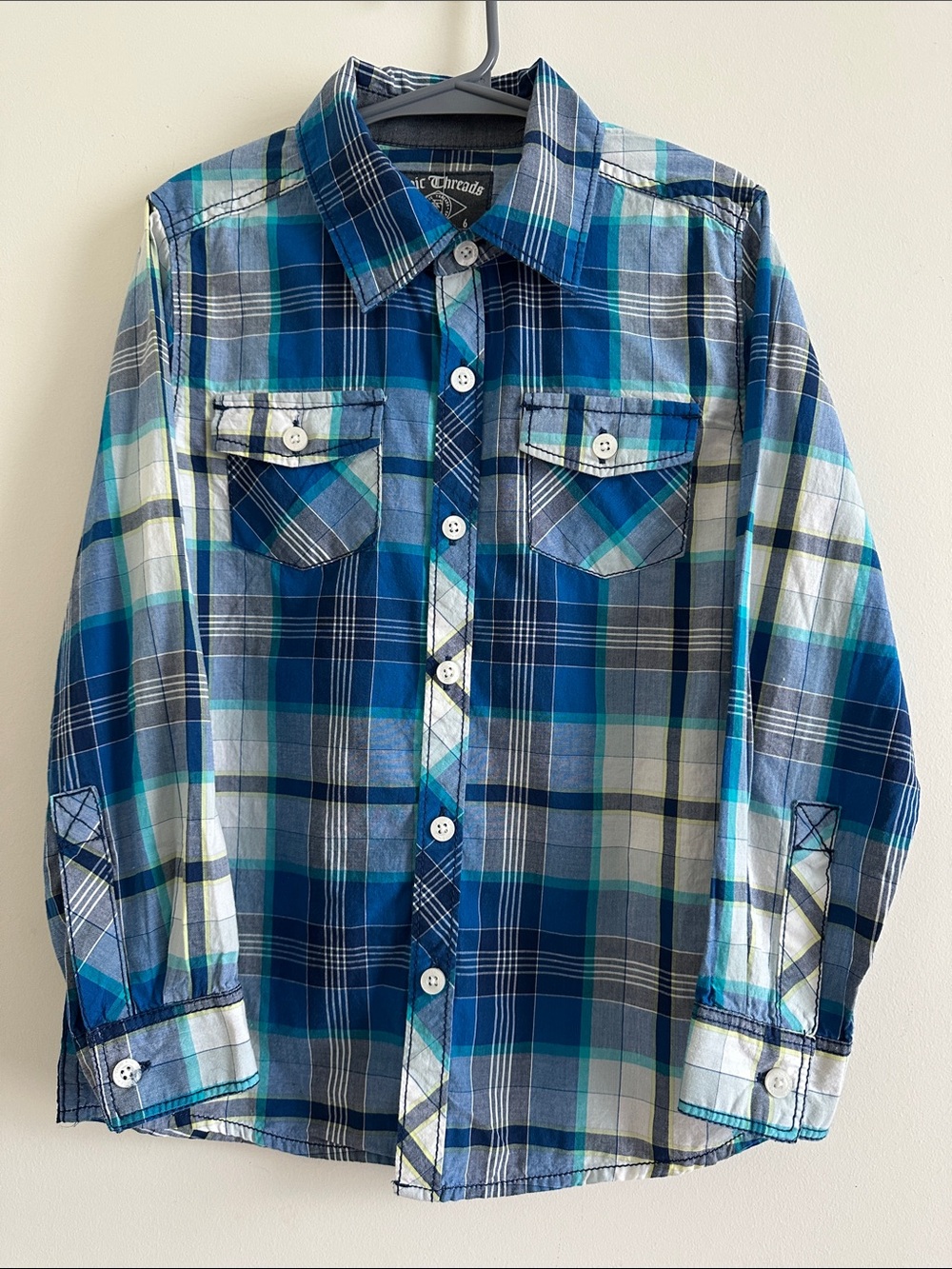 *NWOT* Epic Threads Boys Plaid Button Down Shirt